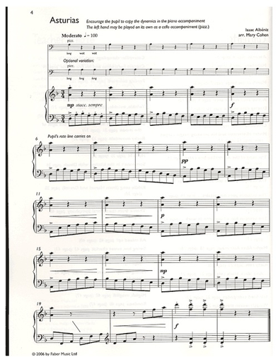 Cohen, Mary: Superstart Cello (piano accomp and cello duet parts)