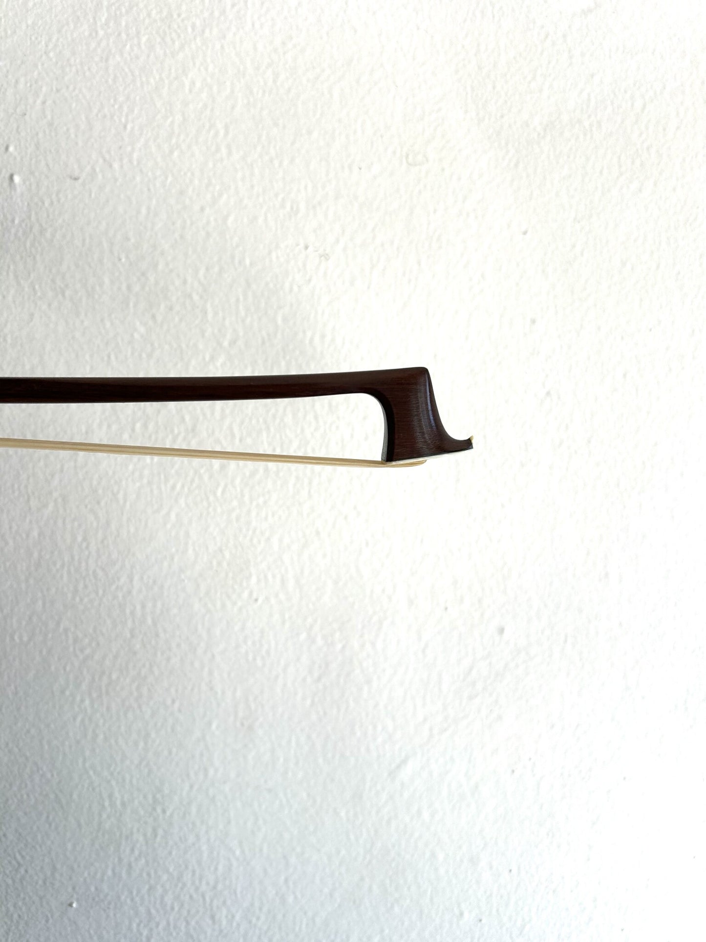 MANOEL FRANCISCO (IPE) nickel half-mounted violin bow, Brazil