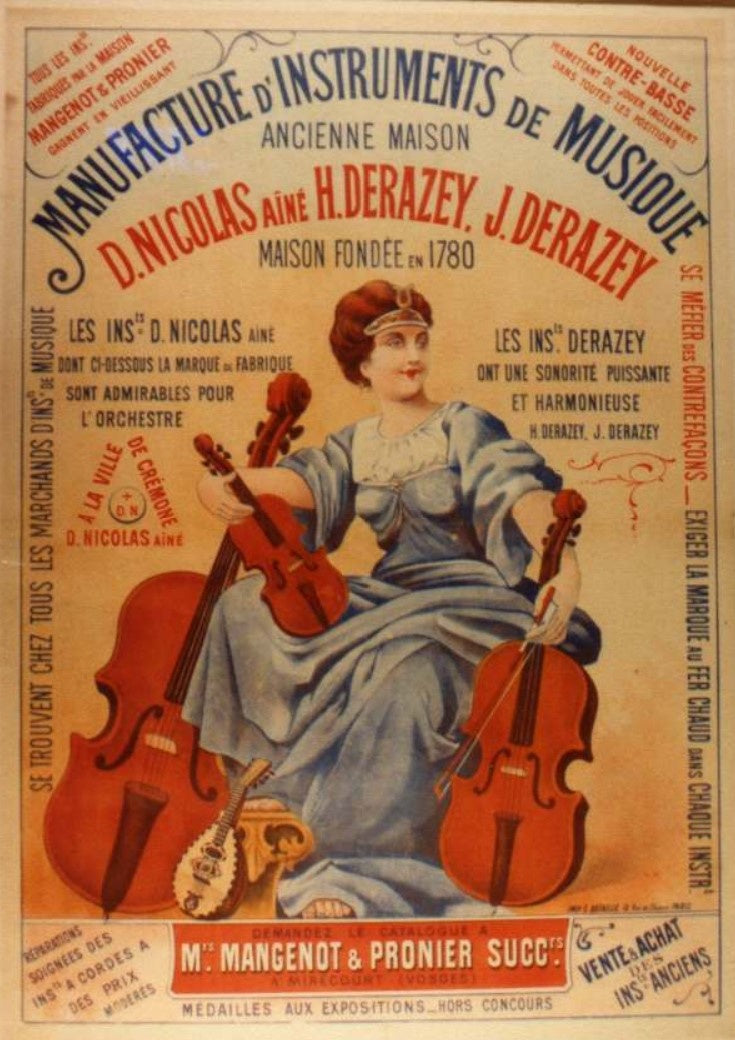 Amati Mangenot violin, 1935, Bordeaux, FRANCE, signed, with certificate by Gilles Chancereul