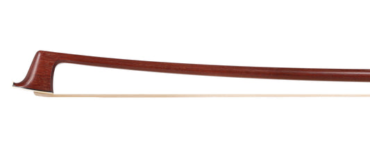 *Egidius Dörfler*** silver violin bow, Ligne Boheme, dark round Pernambuco stick, silver & green grip, 61.3g, GERMANY