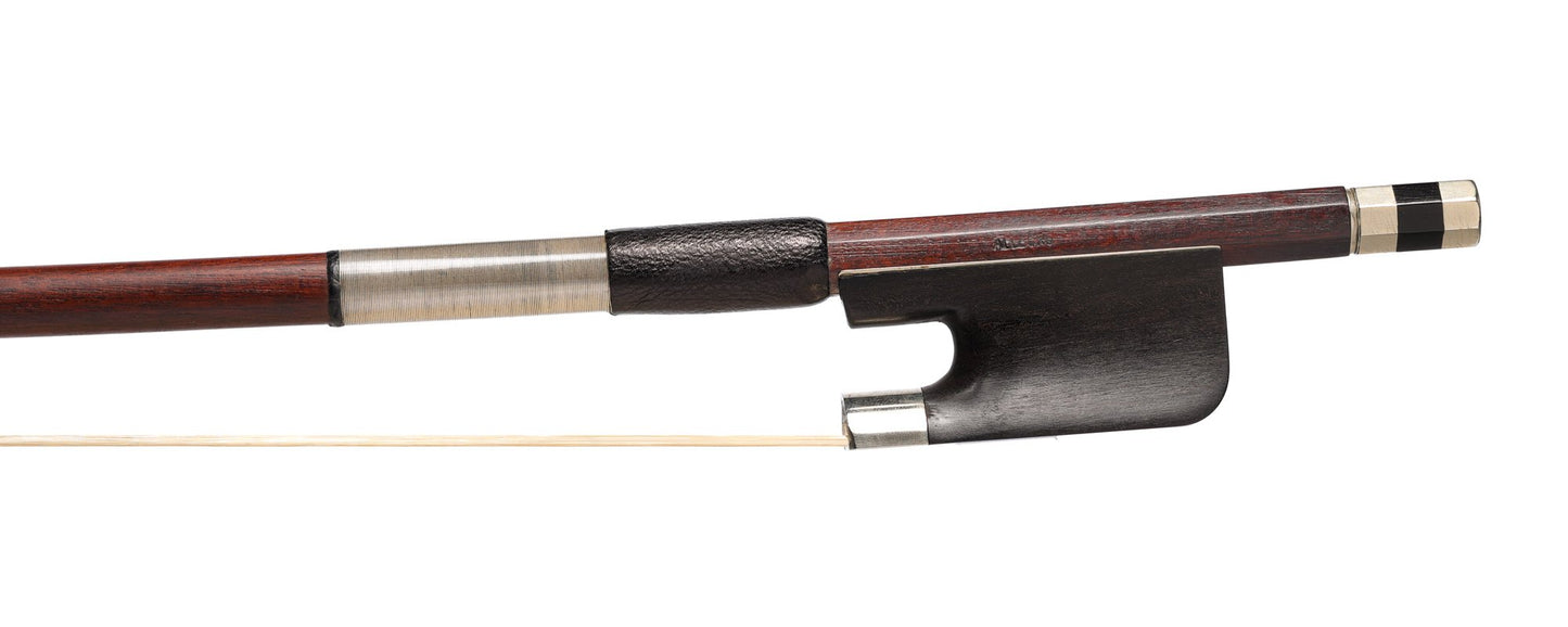 Fine contemporary silver cello bow, unbranded, 79.3g
