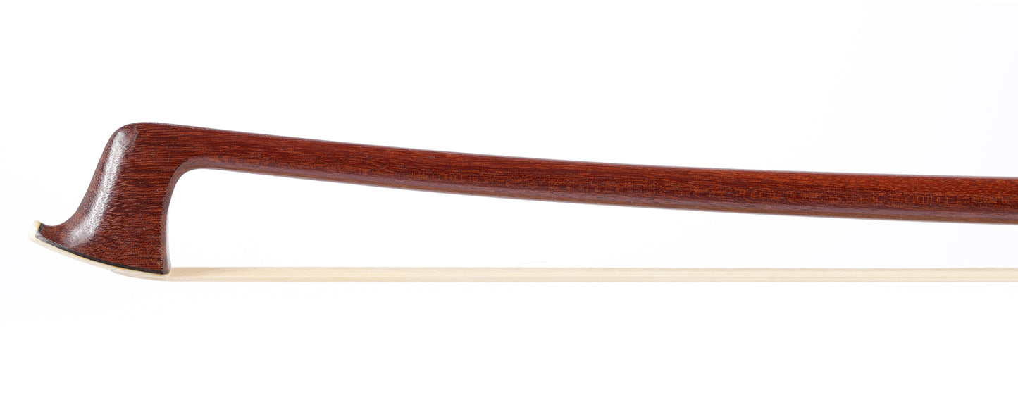F.K. Müller silver mounted Pernambuco viola bow, 70.1 g. GERMANY