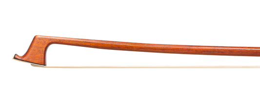 SH. TUMARI silver/ebony violin bow, light Pernambuco, 63.5 grams, by Shahrokh Tumari, Los Angeles, USA