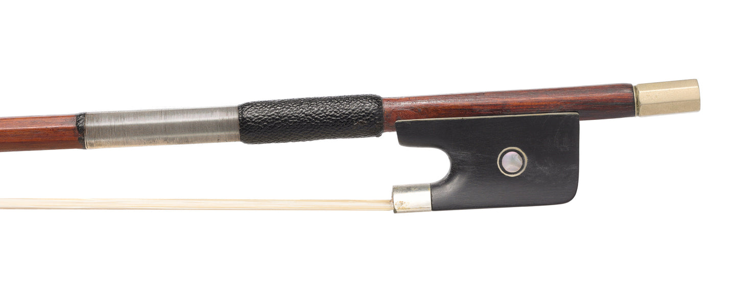 Vtor FETIQUE cello bow, with newer frog and button, 1925, Paris, FRANCE 78.1g, Salchow certificate