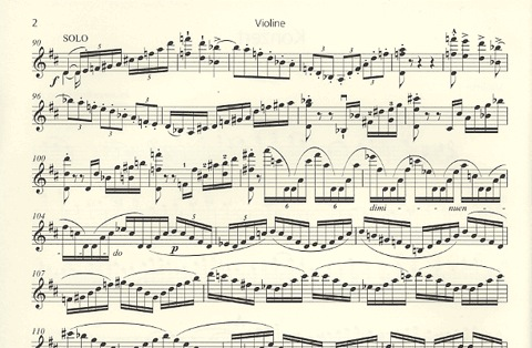 Brahms, Johannes: Concerto in D major Op.77 Breitkopf Urtext (violin & piano)