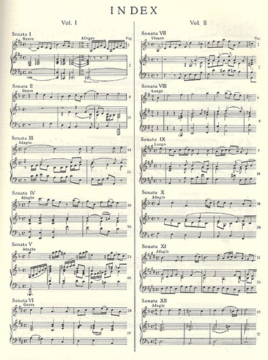 Corelli, Arcangelo: 12 Sonatas Vol.1 Op.5 #1-6 (violin & piano)