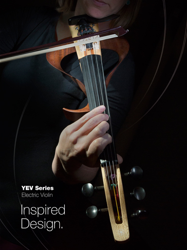 Yamaha YEV-105NT 5-string Electric Violin with natural body