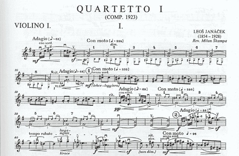 Janacek, Leos: String Quartet No. 1 (Tolstoy's Kreutzer Sonata)