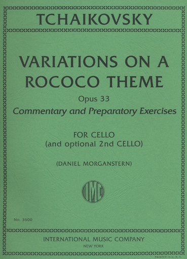 Tchaikovsky, P.I. (Morganstern): Variations on a Rococo Theme Op.33, Prep Exercises (cello)