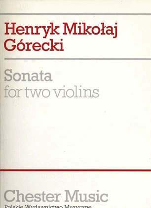 Gorecki, Henryk: Sonata (2 violins) - Special Import