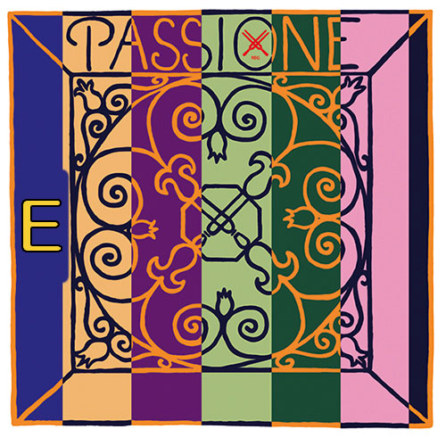 Pirastro PASSIONE violin E string, silvery steel,