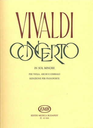 Vivaldi (Barsony & Nagy): Concerto in G minor, RV417 (viola & piano)