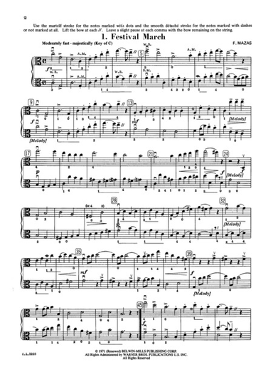Applebaum, S.: Beautiful Music for Two String Instruments, Volume 3 (2 violas) Alfred