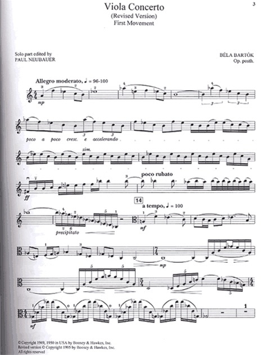 Boosey & Hawkes: Viola Anthology-13 Pieces by 11 Composers (Viola & Piano)