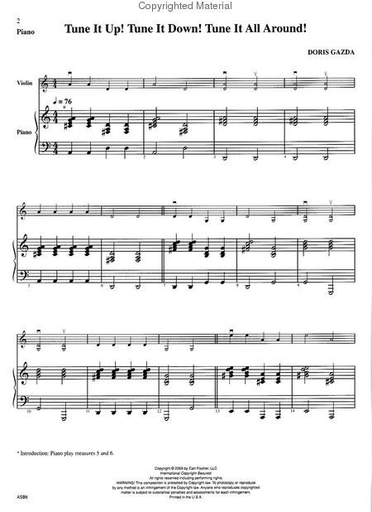 Gazda, Doris: String Town Tunes (piano acc)