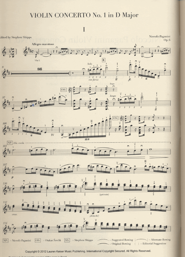 Paganini: Violin Concerto No.1 and Sevcik Op. 20