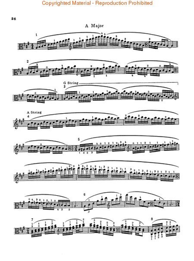 Mogill, Leonard: Advanced Scales and Double Stops for Viola