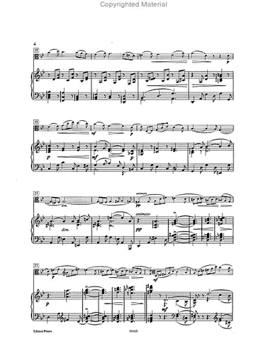 Glazunov (Glasunow): Elegie (Elegy) Op. 44 in g minor (viola & piano)