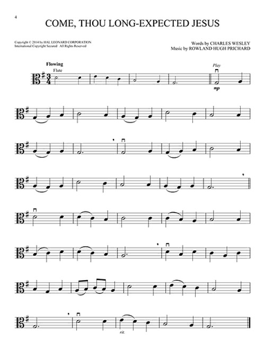 Christmas Carols for Viola-10 Holiday Favorites-Easy Instrumental Play-along (Audio access included)