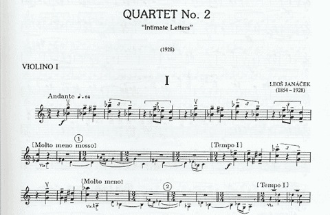 Janacek, Leos: String Quartet No.2 (Intimate Letters)