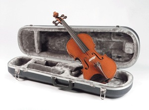 Yamaha V5 4/4 tapered plastic violin case