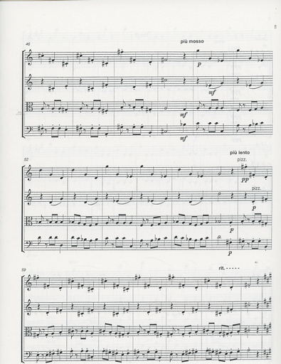 Vidovszky, Laszlo: German Dances for String Quartet - score and parts