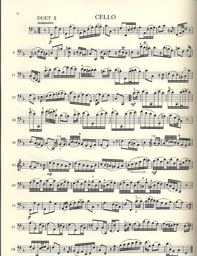 Albrechtsberger (Stutch): Six Duets (violin & cello)