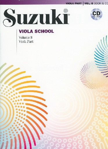 Suzuki: Viola School Vol. 8 Revised (viola & CD)