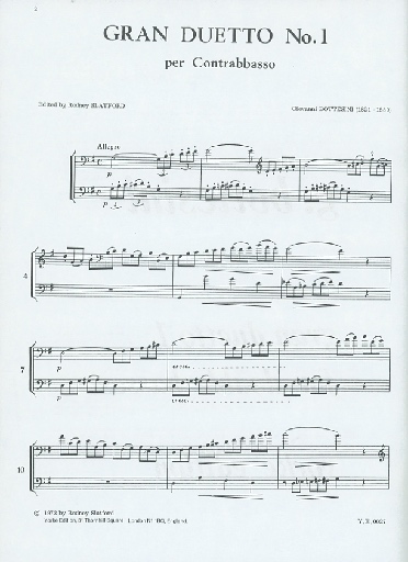 Bottesini, Giovanni: Gran Duetto #1 (2 basses)