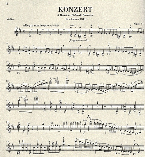 Saint-Saens, C. (Jost, ed.): Concerto in B Minor, Op. 61, No. 3, urtext (violin & piano)