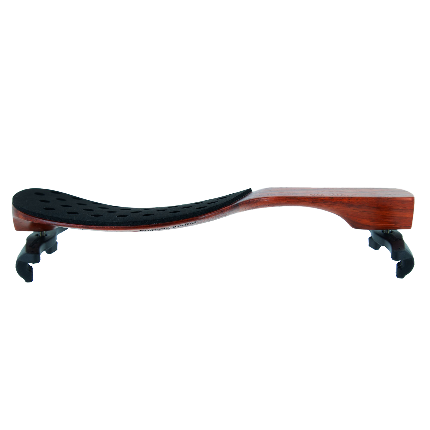 Performa Violin Shoulder Rest, 4/4, Padauk wood, by Cyrus Creations