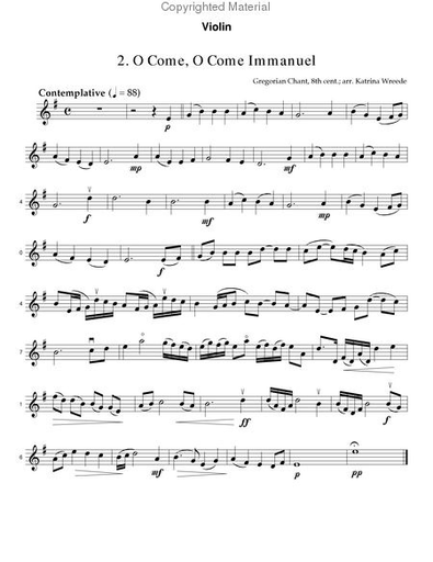 Wreede, Katrina: Christmas Carol Fantasies (violin & piano)