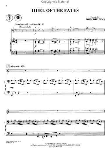 Williams, J.: Star Wars Selections Episodes I , II , III (violin, piano, & CD)