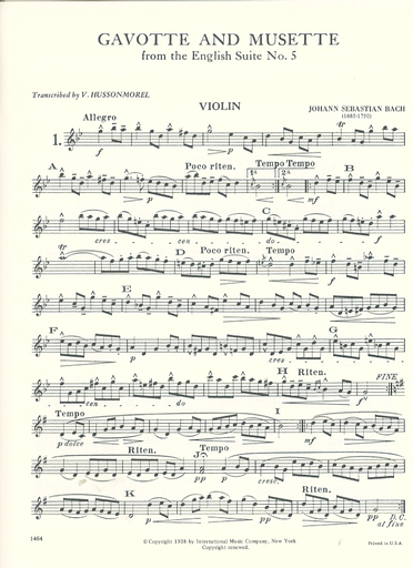 Hussonmorel: Album of 6 Classical Pieces (violin & viola)