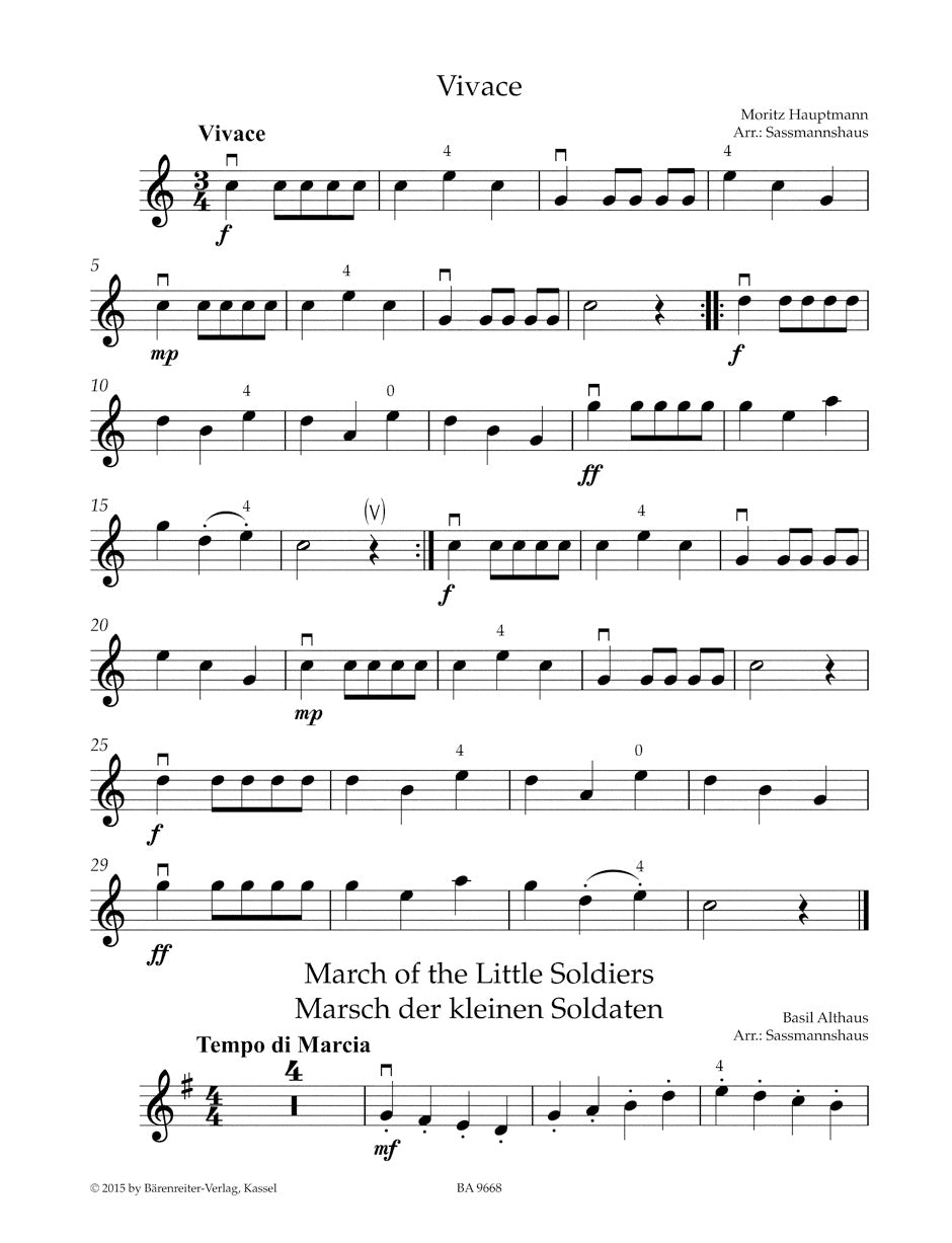 Sassmannshaus, Kurt: Violin Recital Album, Book 1 (violin & piano) Barenreiter
