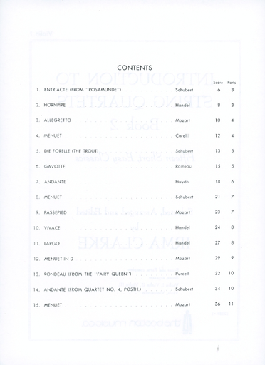 Clarke, Irma: Introduction to String Quartets Vol.2 (score & parts, optional 3rd violin part is the same as the viola part)