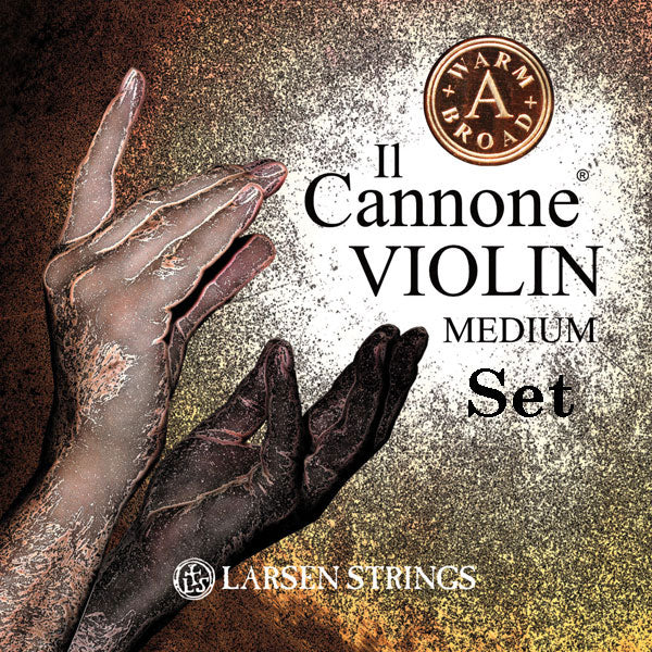 Larsen Il Cannone Medium violin string set with warm A | Metzler Violins