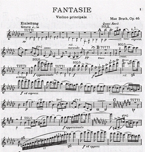 Bruch, Max: Scottish Fantasy Op.46 (violin & piano)