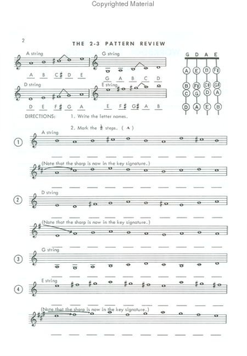 Etling, F.R.: Workbook for Strings, Book 2 (violin)