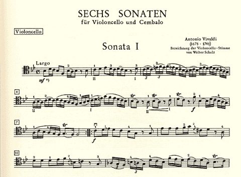 Vivaldi, A.: 6 Sonatas (cello & piano)