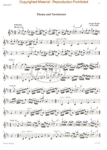 Pejtsik, Arpad: The Classical Trio (2 violins, cello) (violin, viola, cello), Edito Musica Budapest