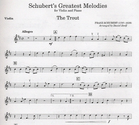 Schubert, Franz (Dorff): Greatest Melodies (violin & piano)