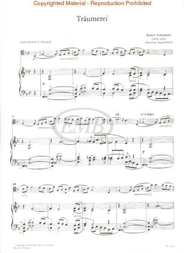 Schumann, R.: Traumerei (cello & piano)
