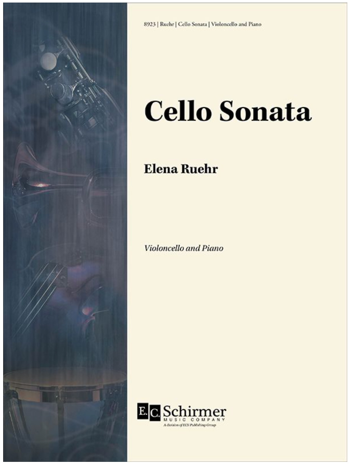 Ruehr: Cello Sonata (cello and piano) EC Schirmer