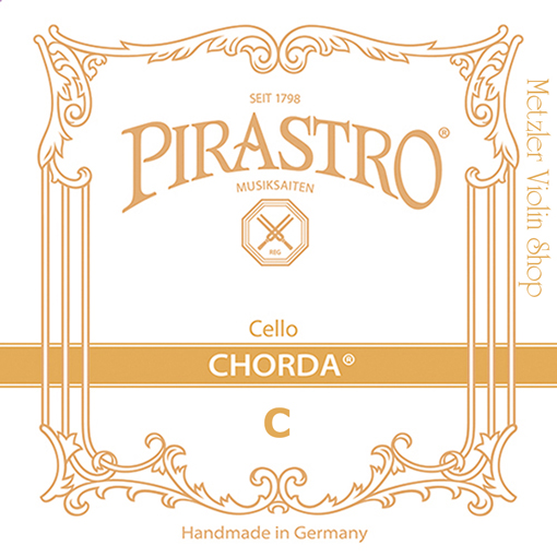 Pirastro CHORDA cello C string, gut wound with silver-plated copper