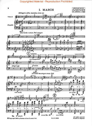 Britten, B.: Three Pieces from the Suite, Op.6 (violin & piano)