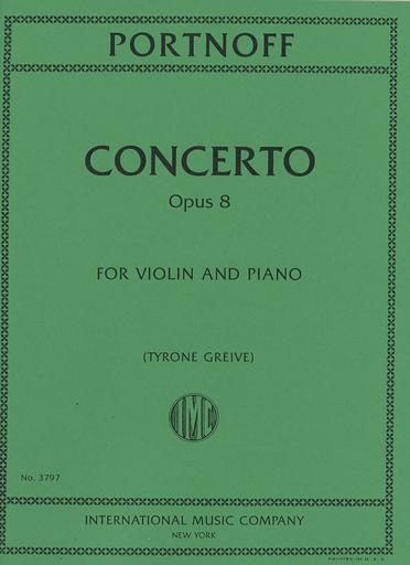 Portnoff (Greive): Concerto op8 (violin, piano) IMC