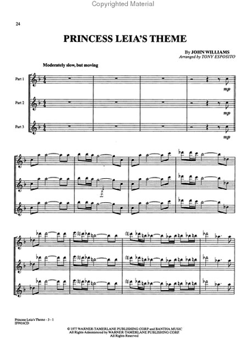 Williams, J. (Esposito, arr.): Star Wars Selections (violin and CD)