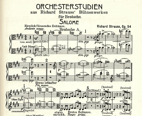 Strauss, Richard: Orchestral Stage Works 2 (viola) Salome