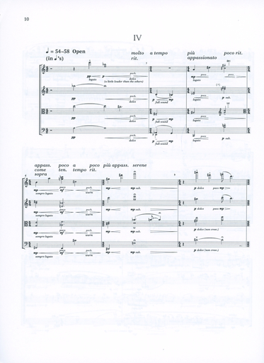 Lieberson, Peter: String Quartet (score and parts)